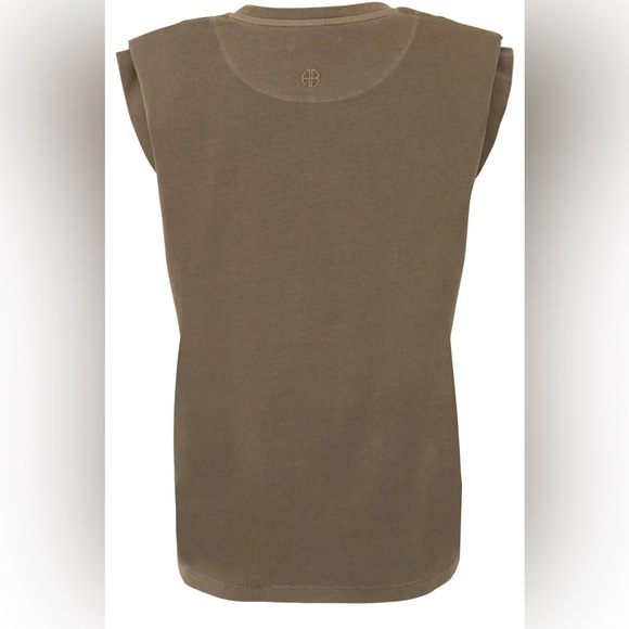 Anine Bing Tanner Padded Shoulder Top - US M - Picture 6 of 9